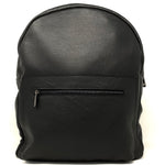 Black Leather Backpack